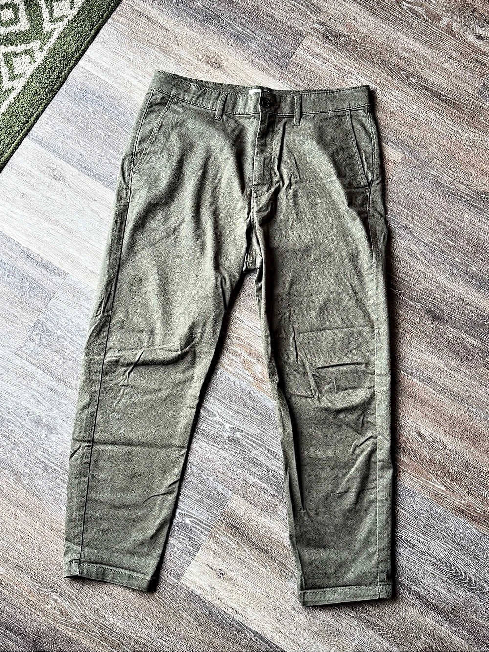 H & M Men's Pants Green Waist 33